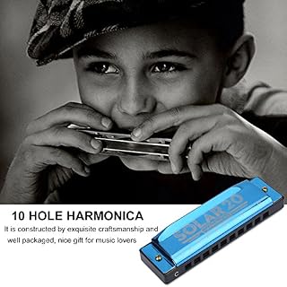 Dilwe Clé de C Harmonica, 10 Trous 20 Tons Harmonica Instrument de Musique pour Les Enfants débutants - Les Beatles, Paul McCartney, John Lennon, RIngo Starr, George Harrison Dilwe Clé de C Harmonica, 10 Trous 20 Tons Harmonica Instrument de Musique pour Les Enfants débutants – Image 6