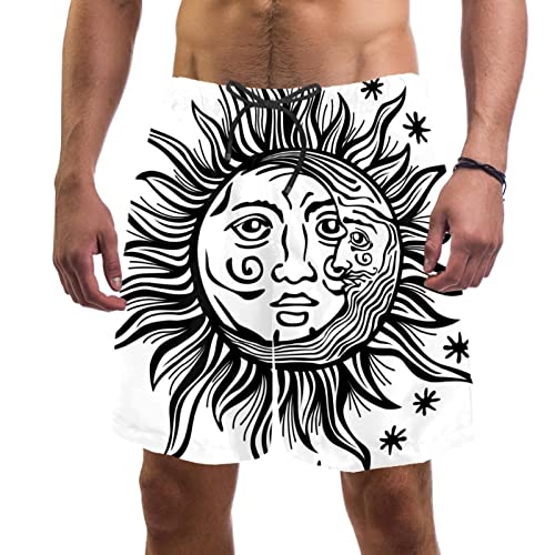 Short de bain homme Yuzheng maillot de plage imprimé esquisse Aoi