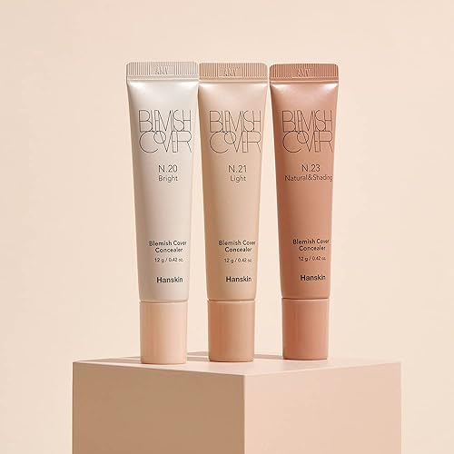 Miniatura 2 de Hanskin Corrector de cobertura completa, fórmula cremosa semimate, acabado impecable, cosmética coreana natural0.42 oz