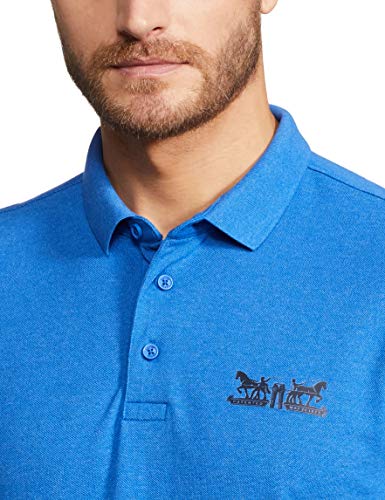 Image of Levi's Men's Solid Polo Collar Slim Fit T-Shirt