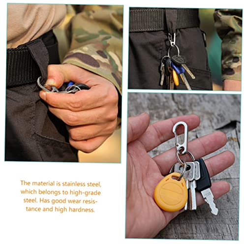 Soporte de llaves para cinturón compacto y resistente con clip para herramientas 6