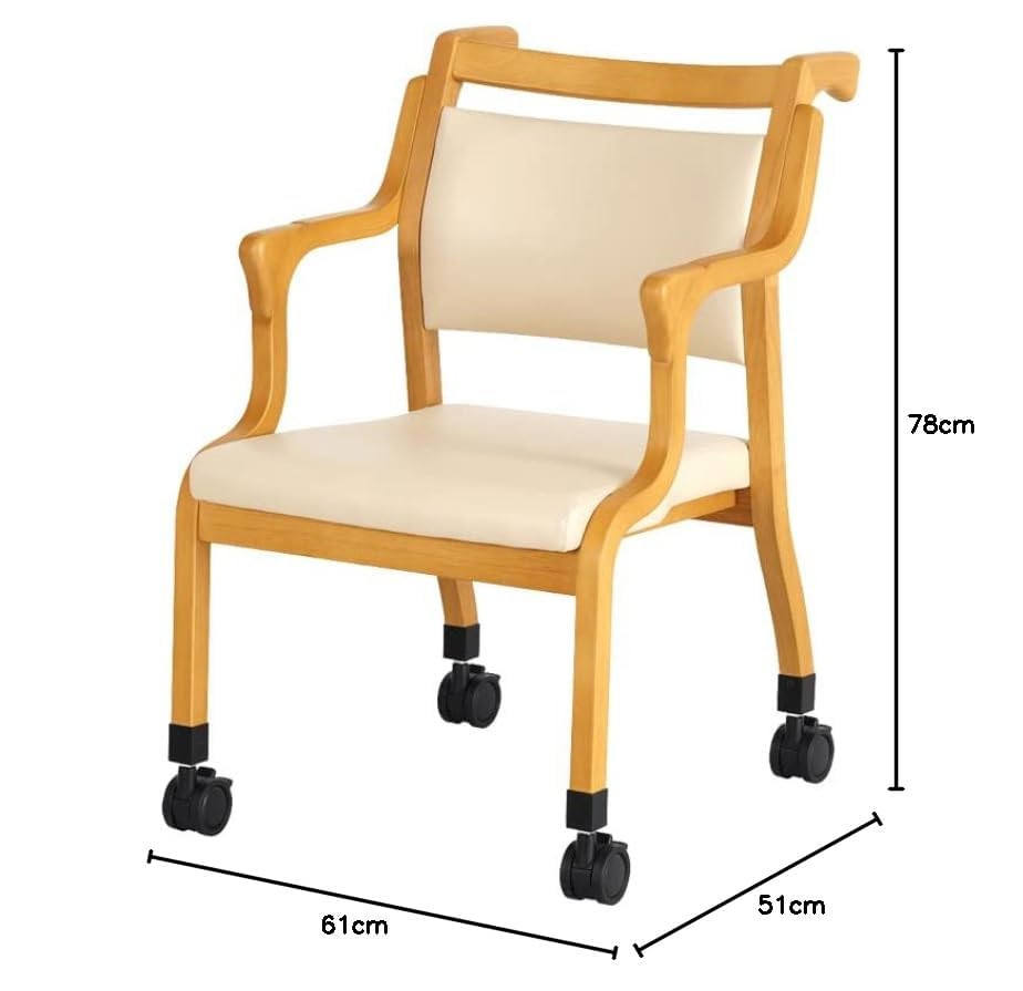 Amazon｜貞苅椅子製作所 高齢者椅子 介護椅子 肘付き キャスター付き