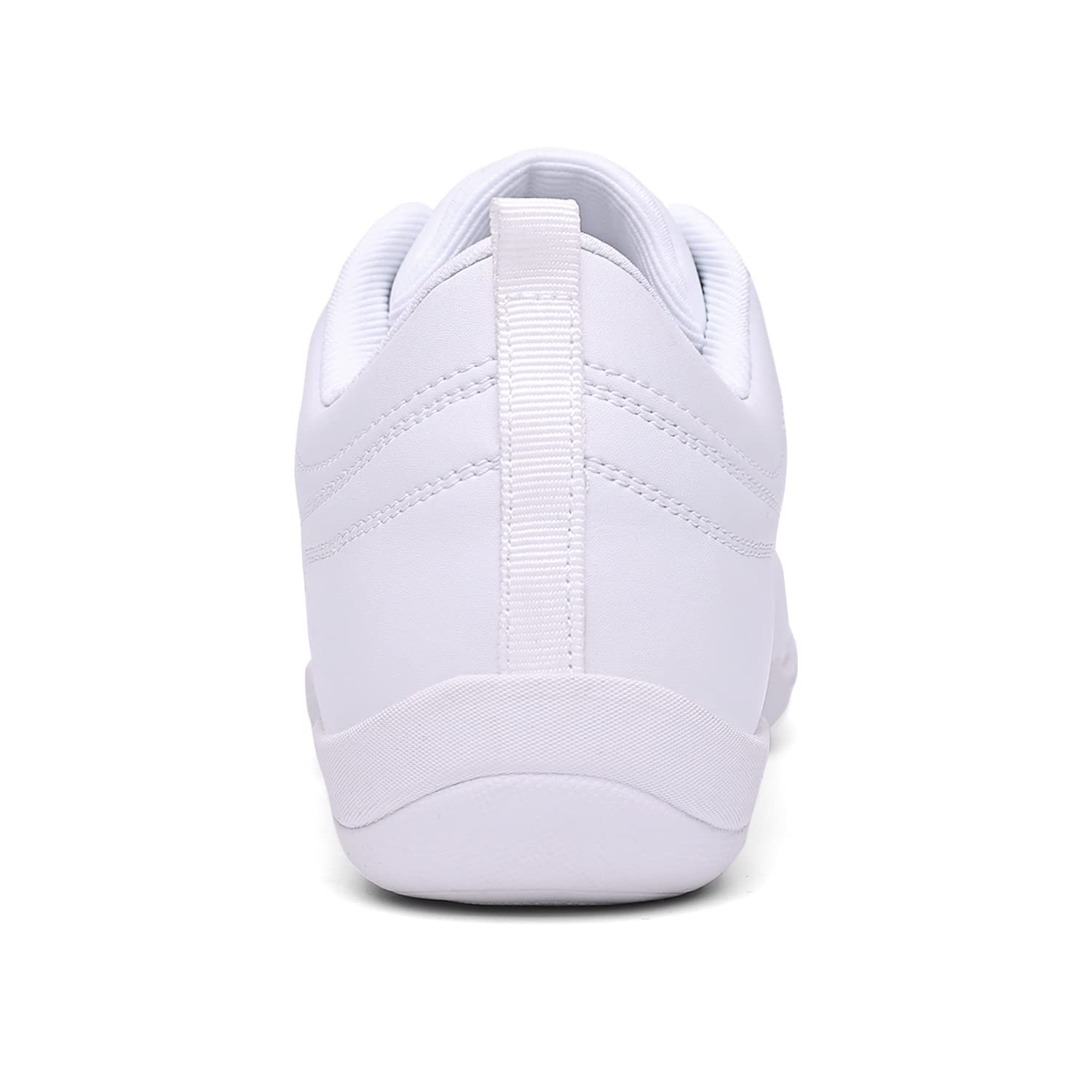 DADAWEN Damen Cheerleading Schuhe Mädchen Sneaker Weiß