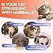 MALOVP Hairball Treatment for Cats,Cat Hairball Remedy,Helping with Hairball Prevention & Elimination,Natural Furball Digestive Relief Support,Chicken Flavor,2 Pack,60 ml (2 fl oz)