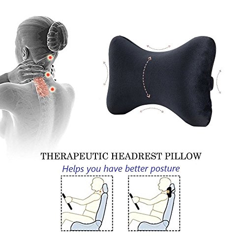 Almohada Espuma Viscoelástica Grande Cervical Marrón miniatura 5
