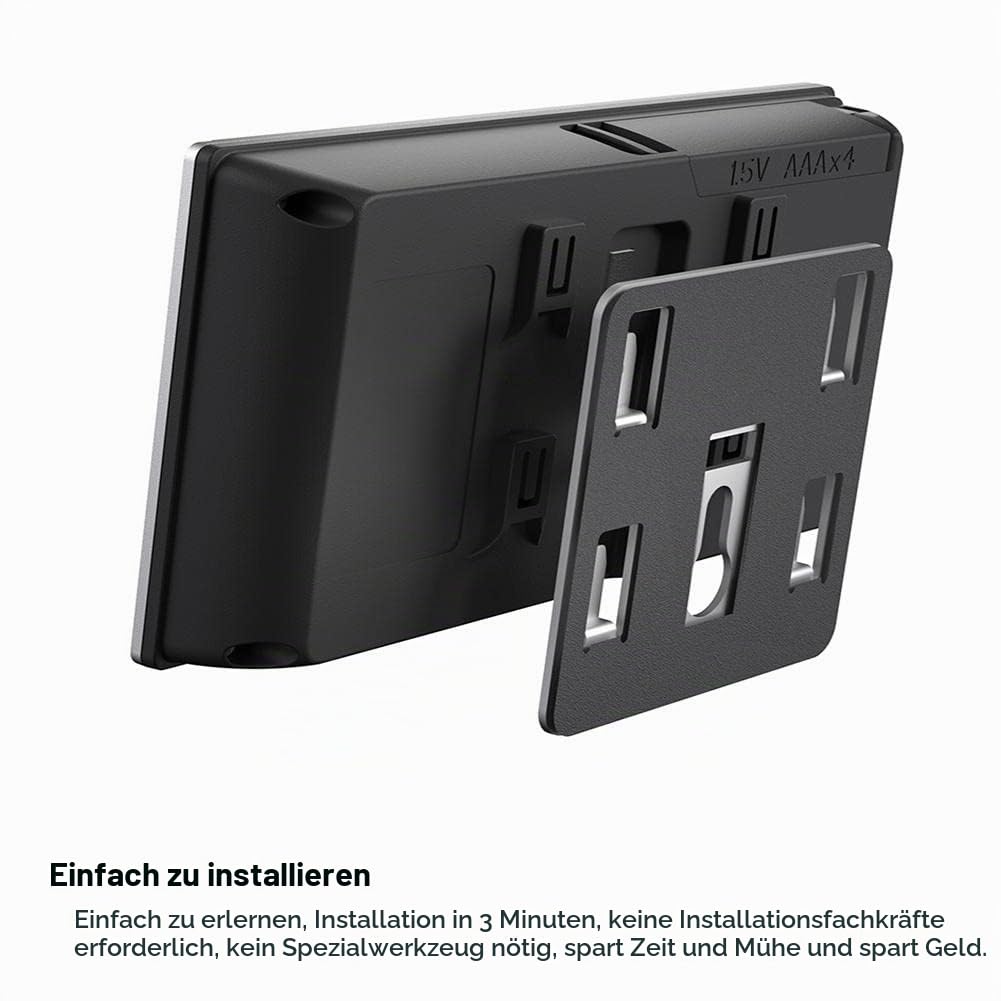 MAGT Türspion Kamera, 3,5 Zoll LCD Digitaler Türspion 120 Grad Blickwinkel Türkamera Elektronische Tür Spion Kamera Home Visuelle Tür Viewer Tür Eye
