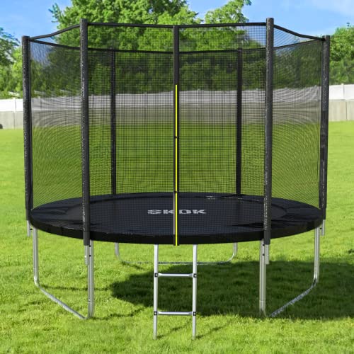 Image of SKOK Trampoline for Kids,400LBS Outdoor Trampoline with Net-ASTM Approved Trampoline for Children and Adults