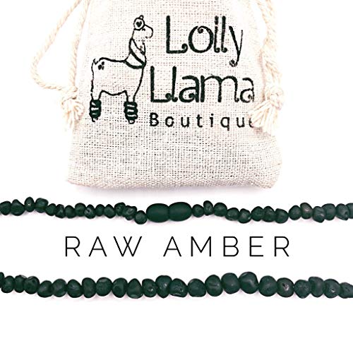 Adult Raw Baroque Baltic Amber Necklace - All Natural Pain Relief for Adults