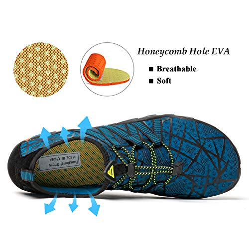 Tmaza buty kąpielowe, antypoślizgowe buty do pływania, na plażę, do surfowania, barefoot, do sportów wodnych, damskie i męskie, niebieski - granatowy - 42 EU