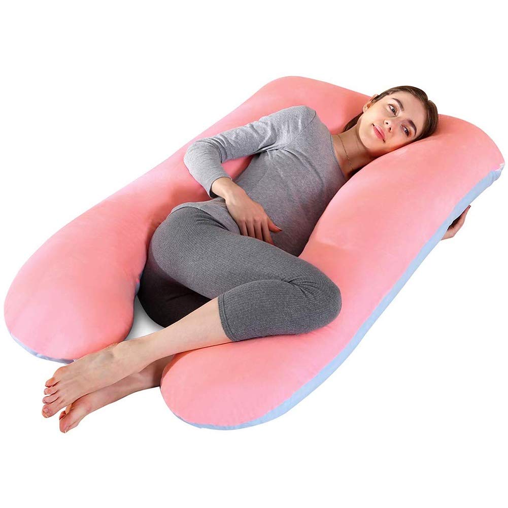 U Pillow Maternity Support Pillow U Shape Ultimate Support U Pillow Cuddle Pillow Full Body Pillow for Pregnant Women Sleeping 70x130cm