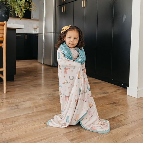 Image of Copper Pearl Jumbo 3-Layer Baby Blanket: Soft Baby Quilts for Boys and Girls | Breathable, Cozy, Toddler Blanket | Baby Quilt for Newborns | 46x46 Premium Polyester /Rayon | Cheyenne