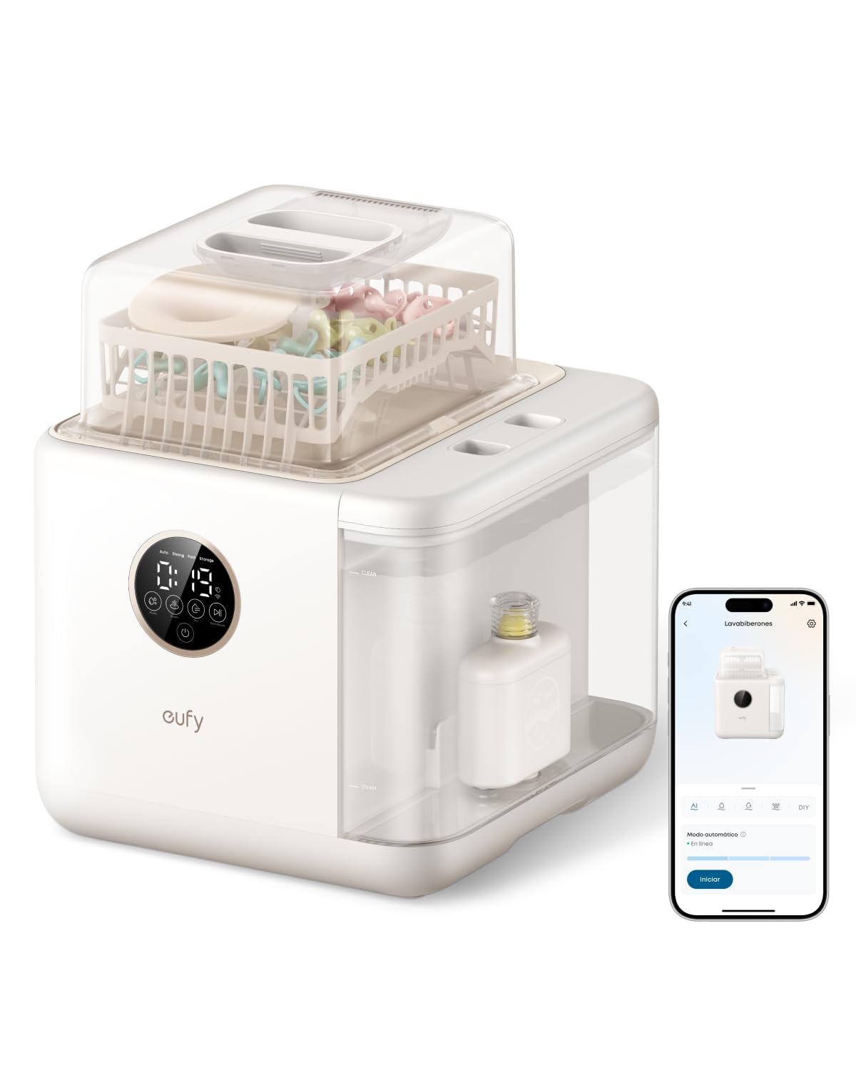 eufy S1 Pro Lavabiberones, esterilizador y secador, descalcificador de agua