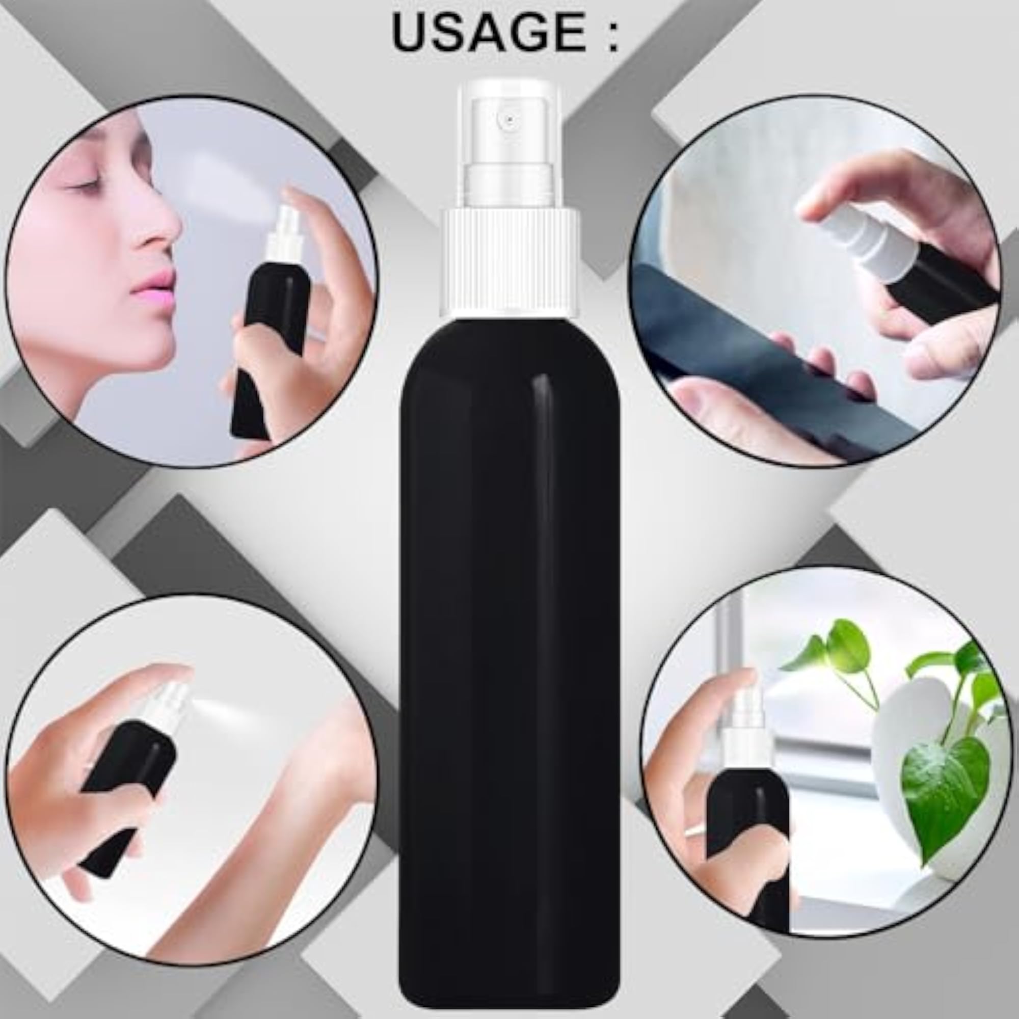 100ml Refillable Spray Bottles for Essential Oils