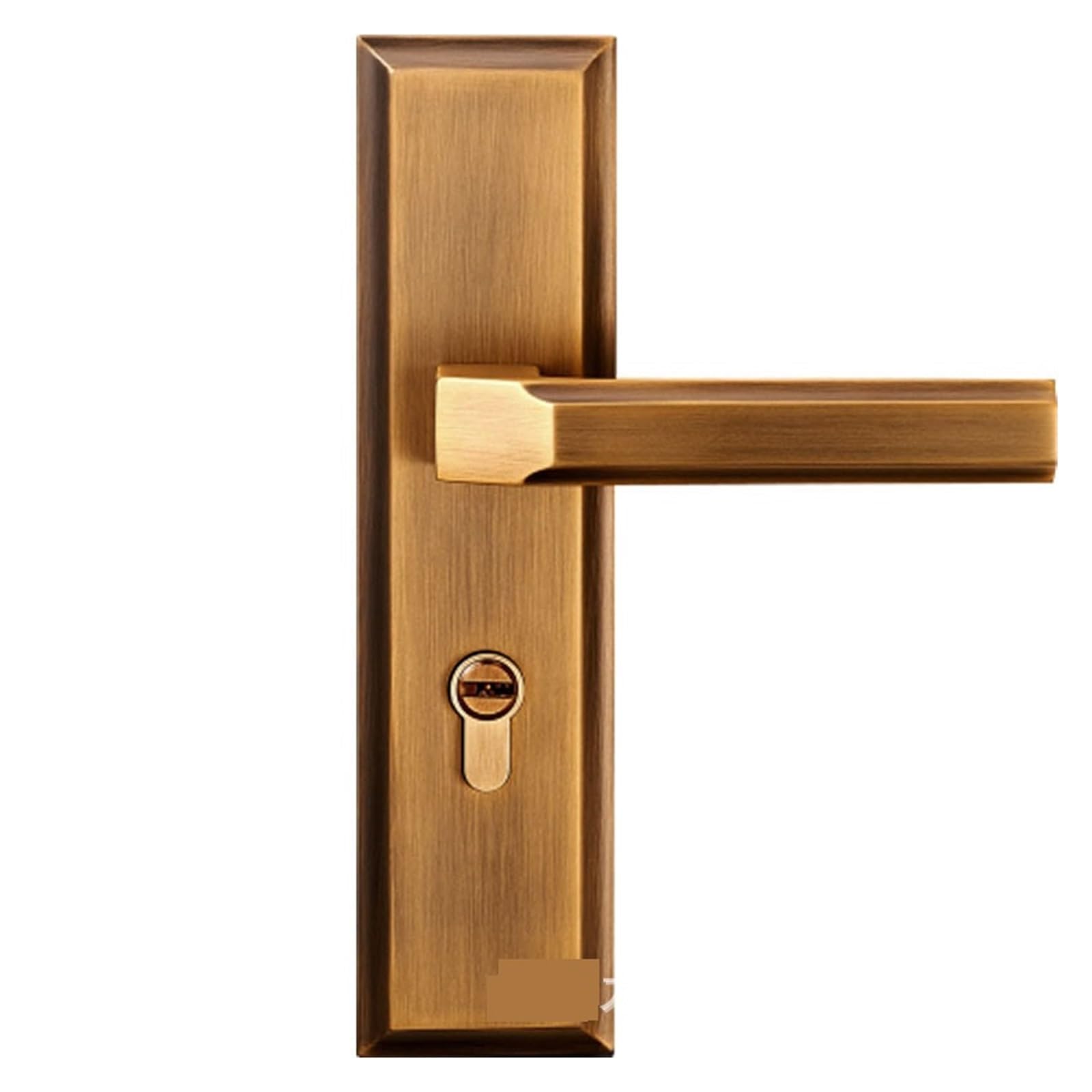 Madera Maciza Cerradura de Puerta Negro Silencioso Anti-Palanca Baño