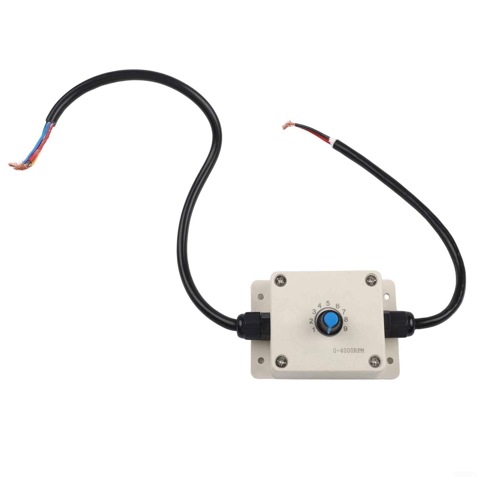 Brushless DC Motor Speed Controller, 12V/24V DC Input, 0-4000 RPM Adjustable Regulator, 9-Speed Control, Industrial Vibration & Automation Applications