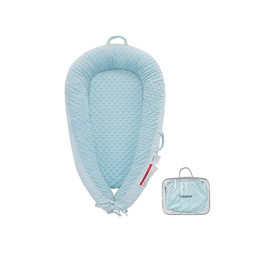 Tumbona para bebé, almohada para tumbona para recién nacido, suave y transpirable, nido de recién nacido para bebés de 0 a 24 meses, almohada de