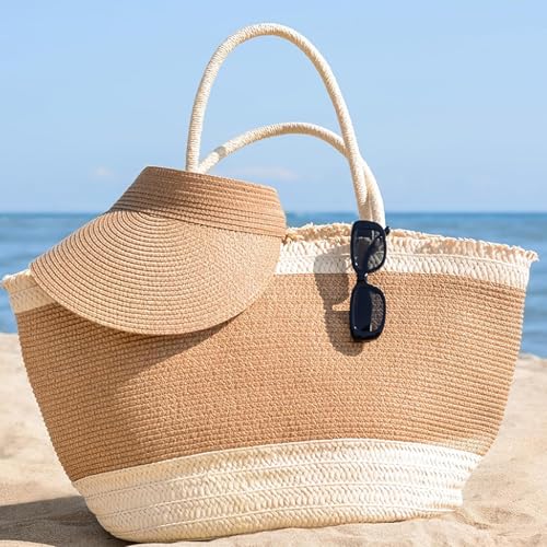 Image of Raffia Yarn for Crochet, Soft Cotton Yarn for Crocheting Summer Beach Bag /Hat, 114 Yards /1.76 Ounce Ribbon Paper Yarn for Beginners DIY Hand Knitting Handbag(Red)