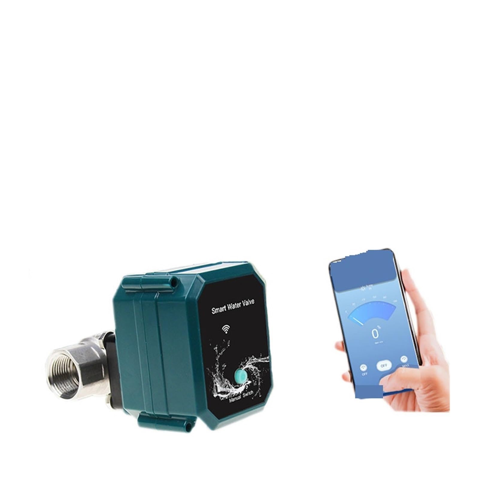 Válvula de bola inteligente de 1/2 pulgada para automatizar el riego del huerto doméstico