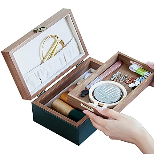 Kit de reparación del hogar para principiantes en caja de costura duradera