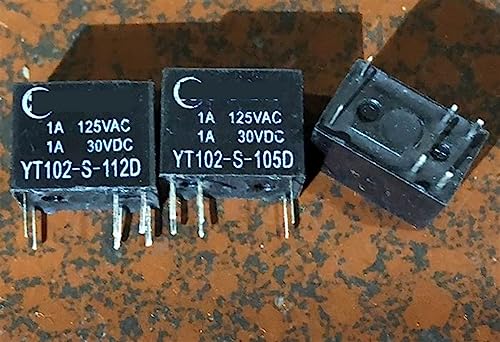 Relé 6 pines YT102-S-112D 12V mini conmutador electrónico 1A