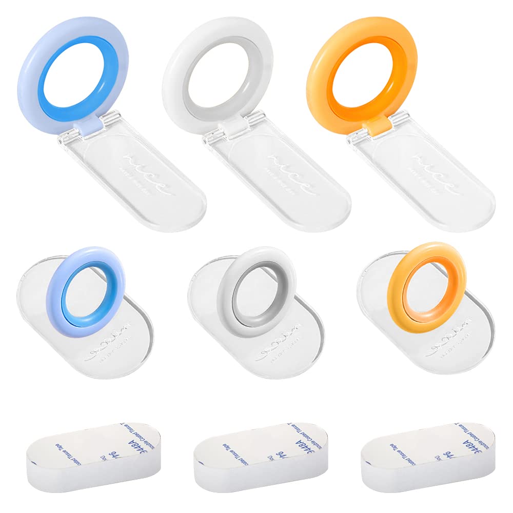 6 Pieces Toilet Seat Lifter, Avoid Contact Toilet Lid Lifter, Toilet Seat Holder Clip Up, Self-Adhesive Toilet Cover Handle, Handle Clean Lower Lid Lifter