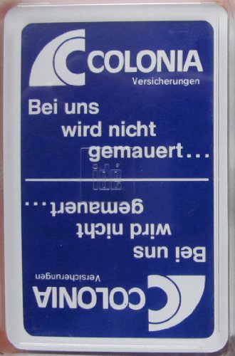 Preisvergleich Produktbild Colonia Versicherungen - Skatspiel - franz. Blatt