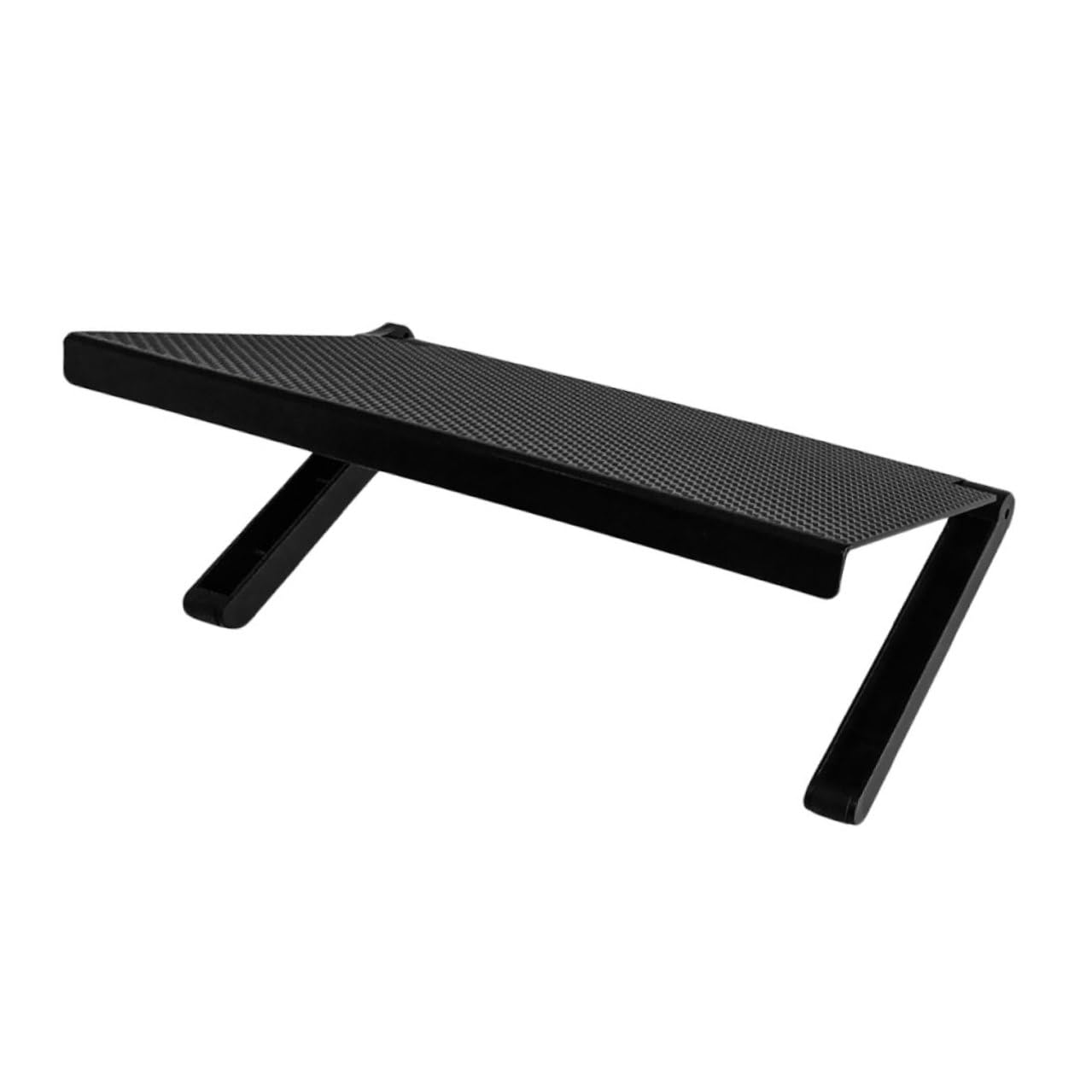 Étagère pour écran TV et moniteur noir sans perçage support de rangement pratique