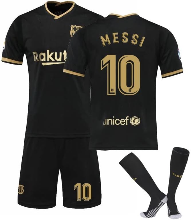 Conjunto de camiseta de fútbol Home Away M-e-s-s-i Ar-gen-Tina Kids Youth Adults Football Jersey con calcetines