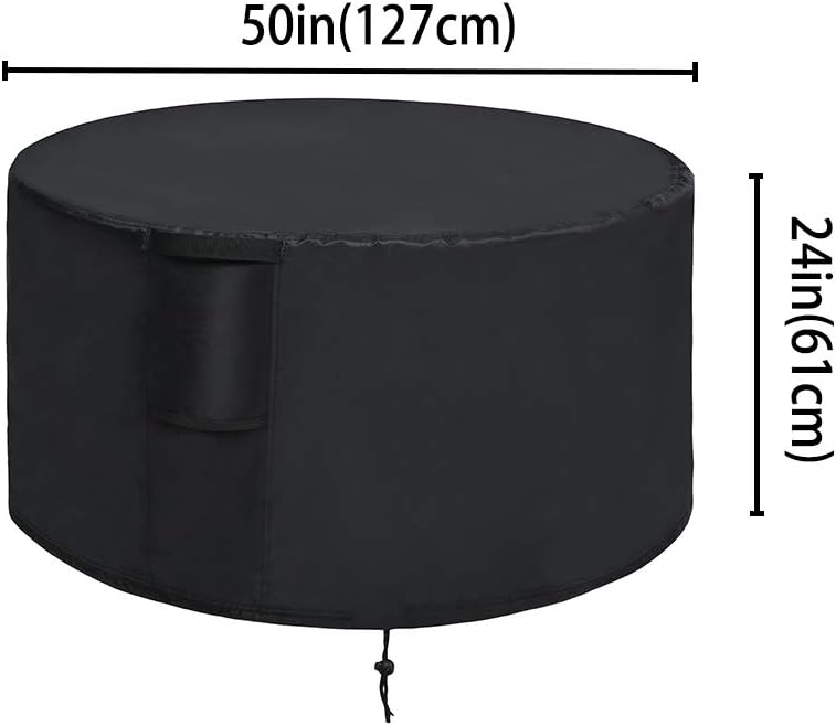 Saking Fire Pit Cover,28 inch Firepit Covers Square Gas Fireplace Fire Pit Table Cover for Propane Fire Pit- 28 X 28 X 25 inch : Patio, Lawn & Garden