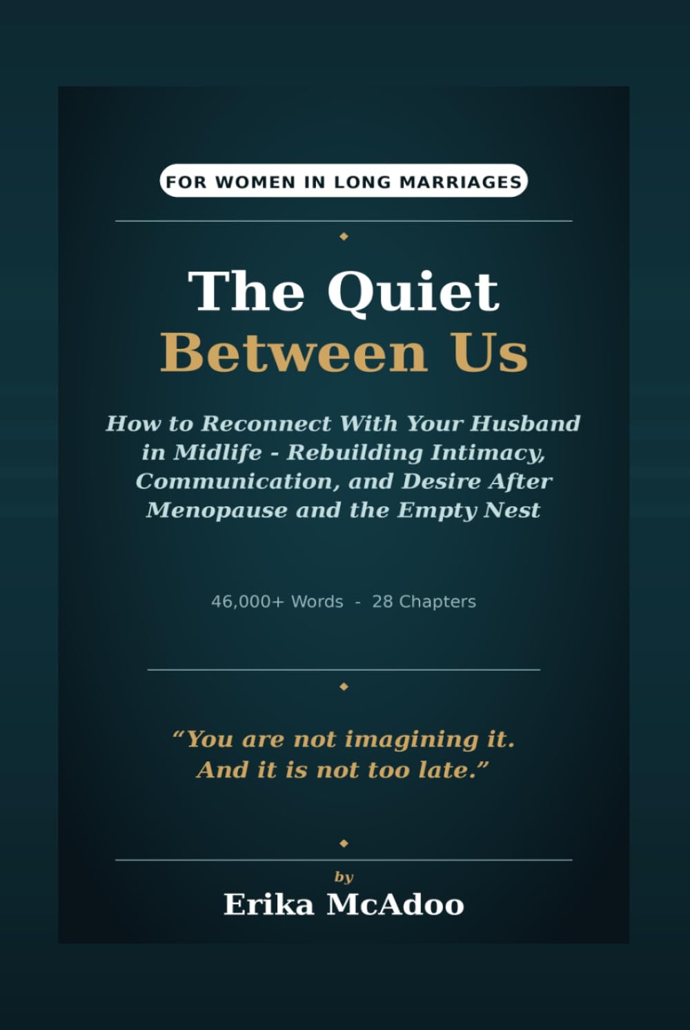 The Quiet Between Us: How to Reconnect With Your Husband in Midlife | A Woman's Guide to Rebuilding Intimacy, Communication, and Desire After Menopause and the Empty Nest (The Midlife Chapters)