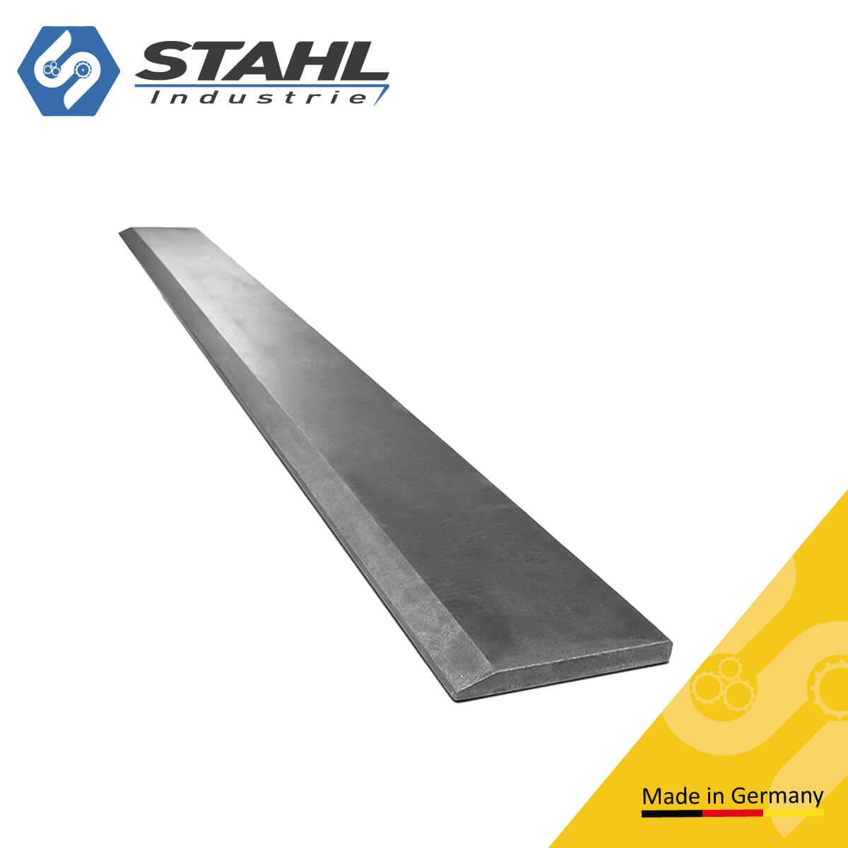 Schürfleiste Messerstahl 500 HB | Querschnitt 110x12mm verschiedene Längen Schneidkante (1000mm)