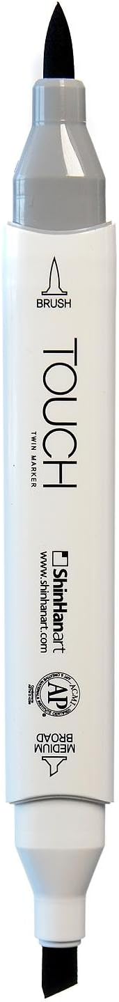 ShinHan Touch Twin Brush Markers Blue Grey 9 BG9 [Pack of 3 ]