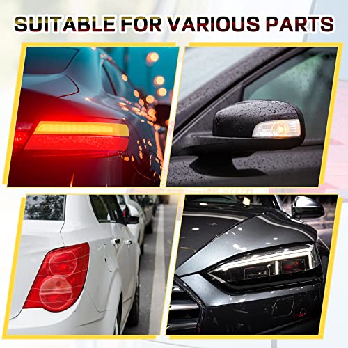 Image of Patelai 4 Rolls 4 Rolls 16.4 ft x 2 Inches Self Adhesive Repair Light Tape Auto Tail Light Fog Lights Headlight Lens Tint Tape (Multicolor)