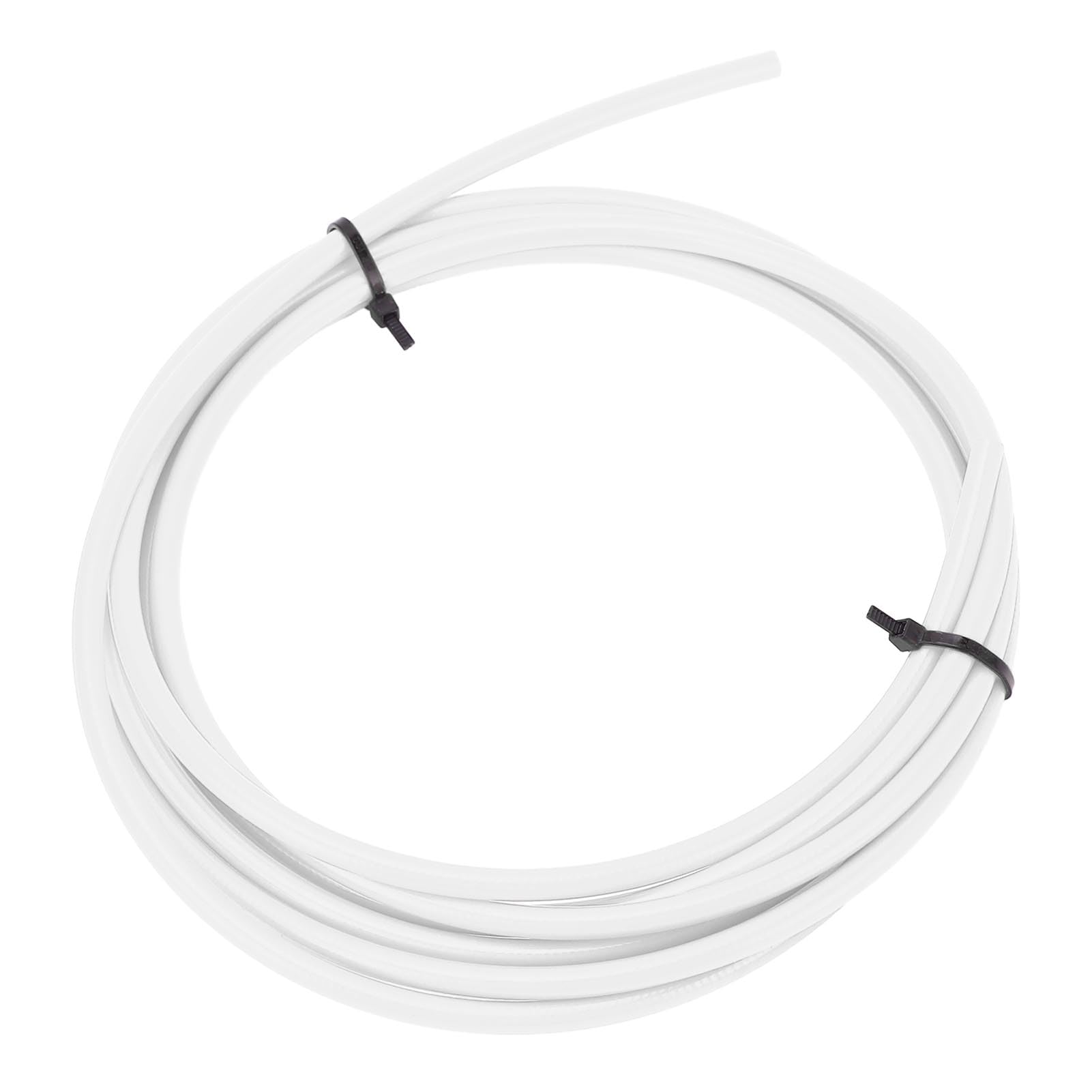 ANGGREK Mountain Brake Oil Hose, Hydraulic Brake Oil Tube Tear Replacement Versatile Strong Coating for Mineral Oil (White)