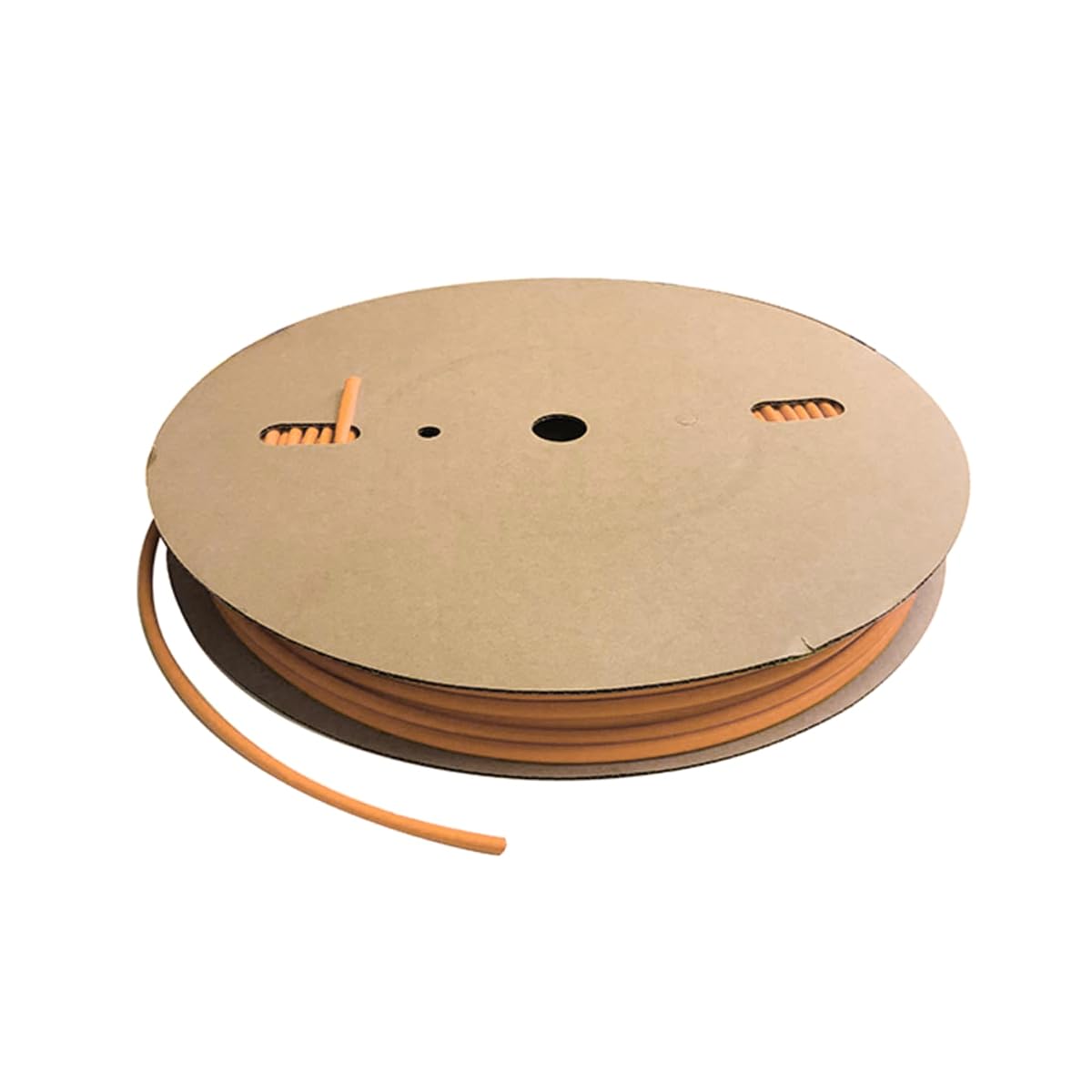 Kable Kontrol Heat Shrink Tubing - 1/8” Inch - 500' Ft Long, Orange Polyolefin - 2:1 Industrial Shrink Tube & Cable Sleeve for Electrical Wire Insulation - Rated for 600 V