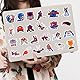 Lcnjscgo 200 Stück Eishockey-Aufkleber, Hockey-Partygeschenke, Geburtstagsdekorationen, Geschenke, wasserdichte Vinyl-Sportaufkleber für Kinder, Wasserflasche, Laptop, Merhfarbig