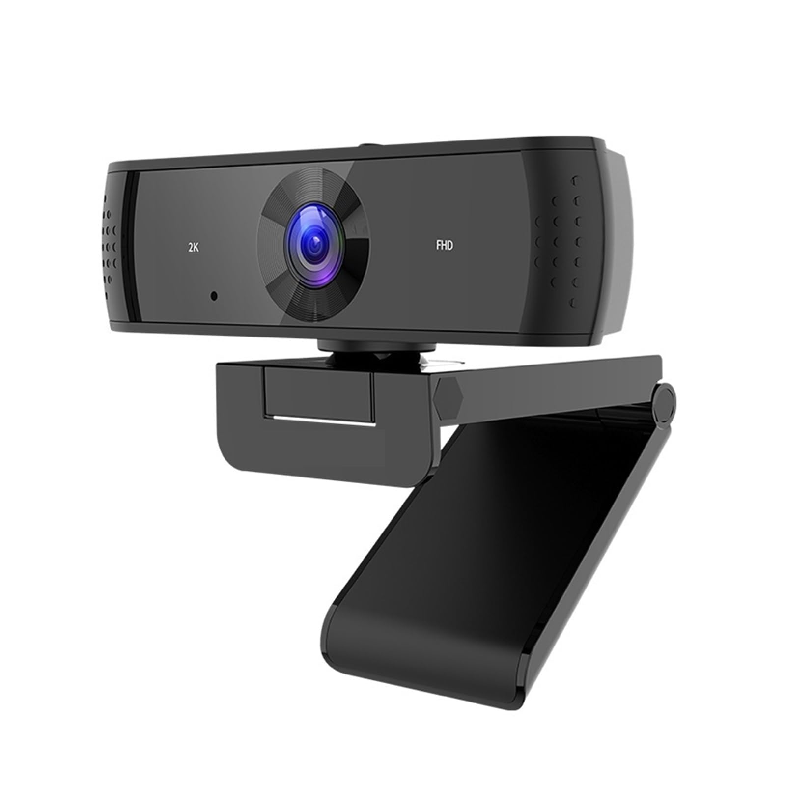 Webcam 2K FHD Autofocus Computer Webcam 30FPS USB Web Camera with Microphone and Privacy Cover for Conferencing, Live Streaming, Recording