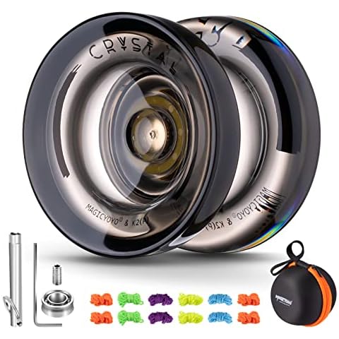 MAGICYOYO K2 Crystal Black Responsive Yoyo Cover