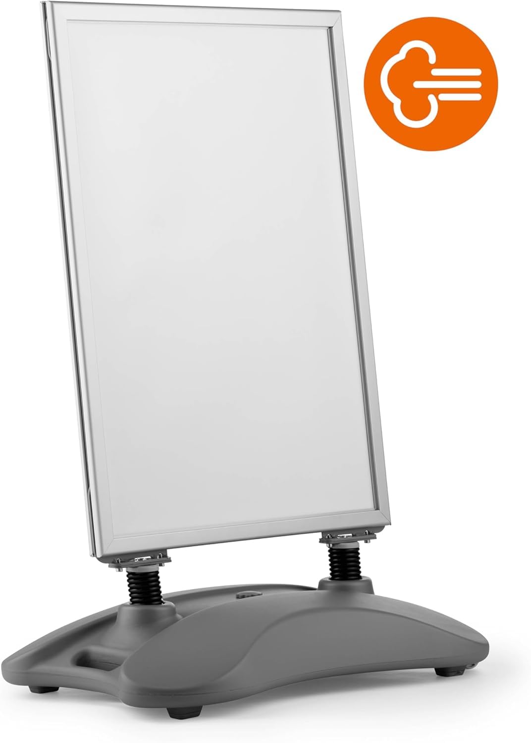 Durable Stop trottoir extérieur A1 Heavy Base Outdoor, Argent, 506723