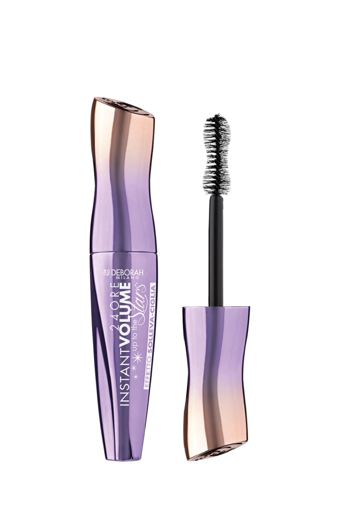 Deborah Milano - Set Make Up con Gioiello, Include Mascara Volumizzante Instant Maxi Volume Up to the Stars, Matita Kajal Nera Velvet Mat, Collana Punto Luce Morellato Donna in Acciaio Inossidabile