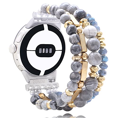 CL-Accessories-Compatible-with-Google-Pixel-WatchPixel-Watch-2-Band-for-Women-Men-Beaded-Gemstone-Adjustable-Handmade-Bracelet