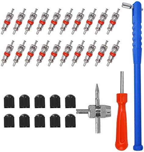 Matogle Reifenventil Set - 30-teilig Mit Werkzeug Für Auto, Fahrrad & Motorrad