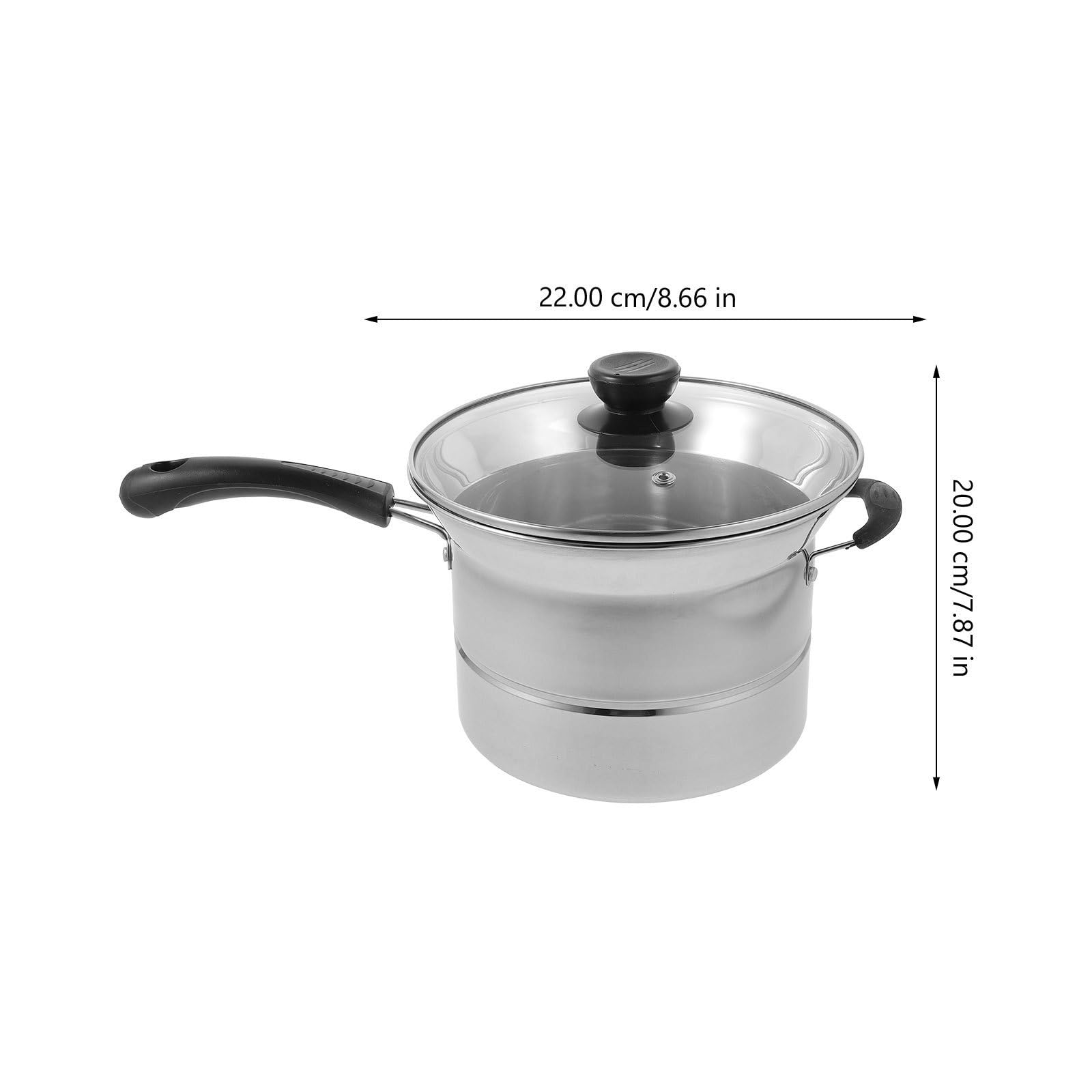 Pentola Multiuso in Acciaio Inox Manico Singolo e Cestello