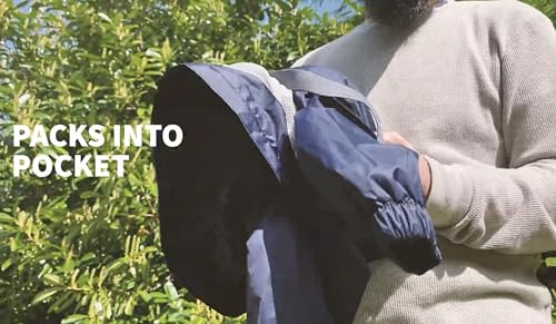 AFC Men’s Lined Waterproof Windbreaker Jacket Lightweight Coat In 2x & 3x Only, Charcoal4