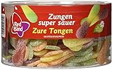 red band Red Band Zungen Super Sauer - Großpackung: 1,2 kg - Fruchtgummi - Ein Sauer-Süßes Weingummi-Erlebnis mit Suchtfaktor - Holländische Qualität - Süßigkeiten