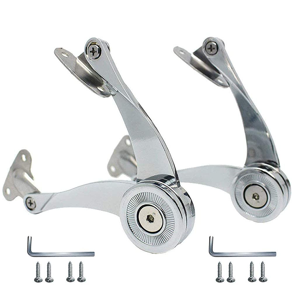 MAKINGTEC Folding Lid Support Hinges, Furniture Lift Up Flap Stay Support Hardware, Kitchen Cabinet Door Adjustable Hinge, for Kitchen Cabinet Door Cupboard Toy Box Lid Lift Up Stay (2 Pieces) (B0B49S1SR3) Amazon Price History, Amazon Price Tracker