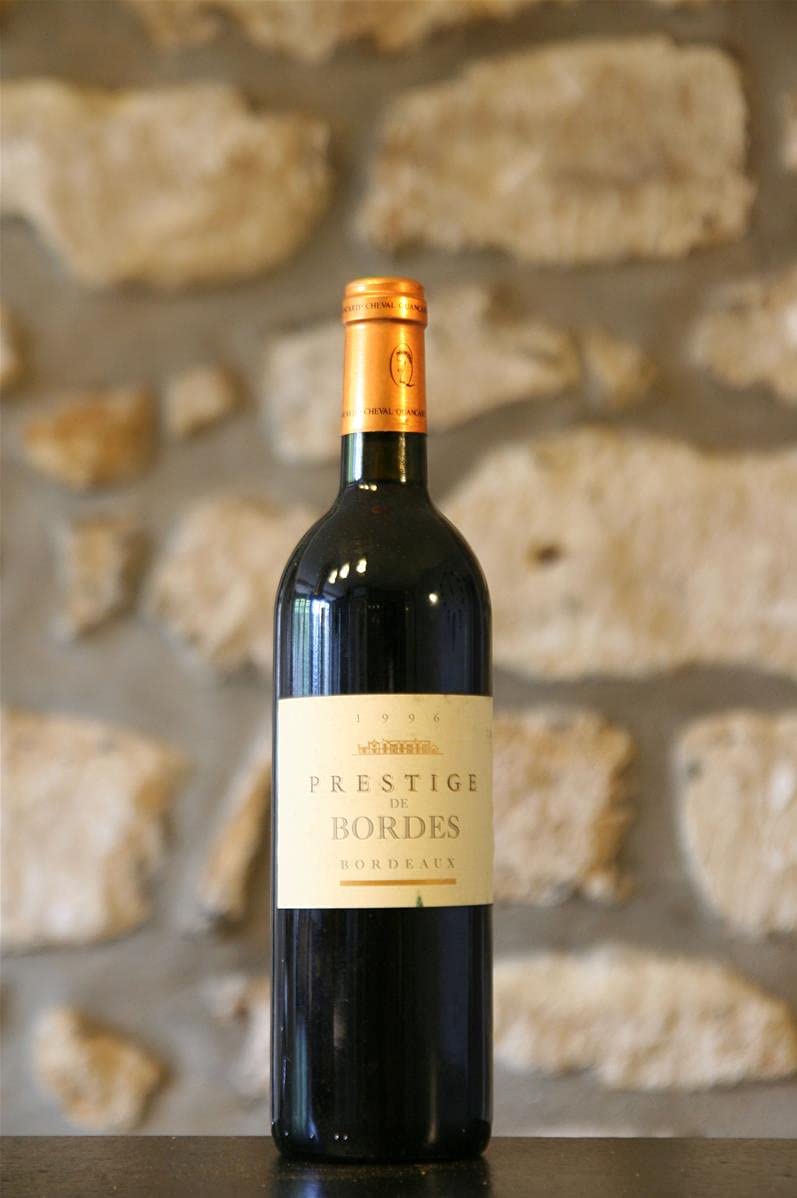 Vin rouge, Chateau Prestige de Bordes 1996
