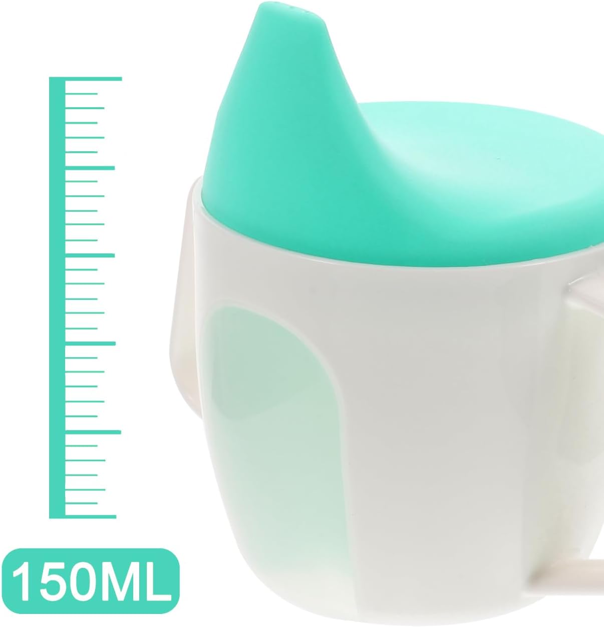 Baby Trainer Sippy Cup with Handle 5Oz Spill Proof Toddler Water Cup with Scale Ergonomic Grip Wide Mouth Easy to Clean for Travel and Home - Image 5