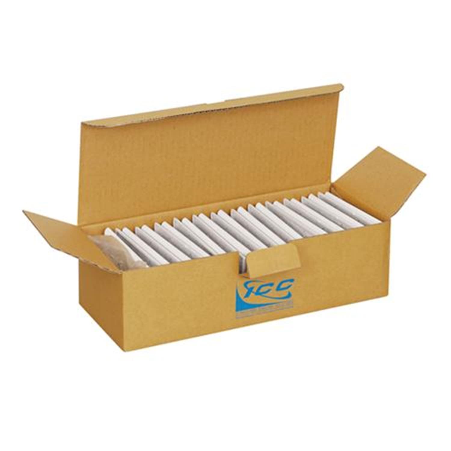 ICC FACEPLATE FLAT1-GANG1-PORT 25PK WH