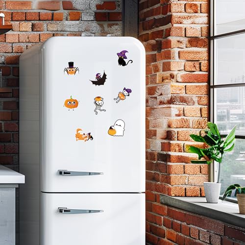 Nqeuepn 1027781 8 Pcs Halloween Fridge Magnets, Refrigerator Magnets Decor thumb #4
